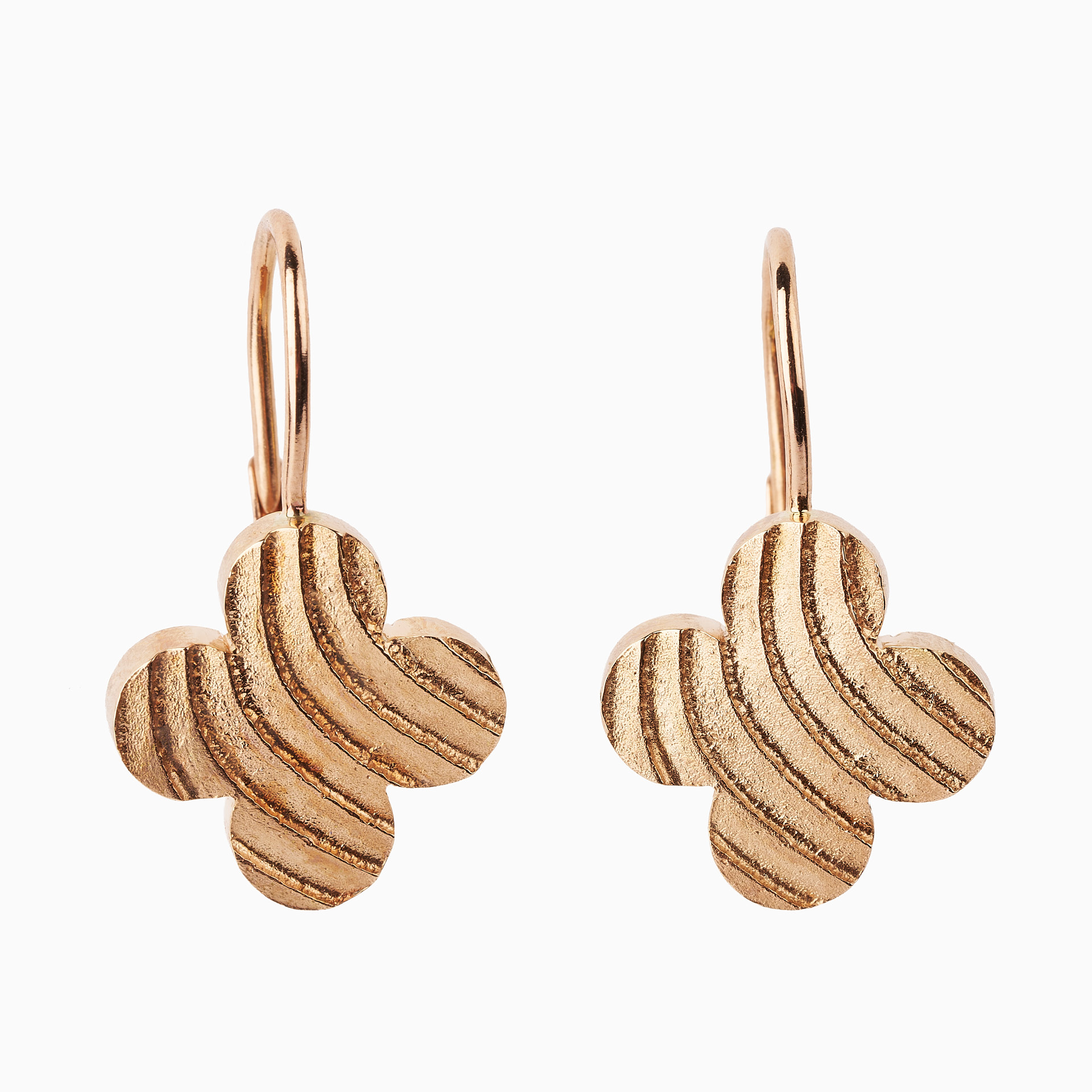 nausnice-ctyrlistkek-na-koso-ruzove-zlato